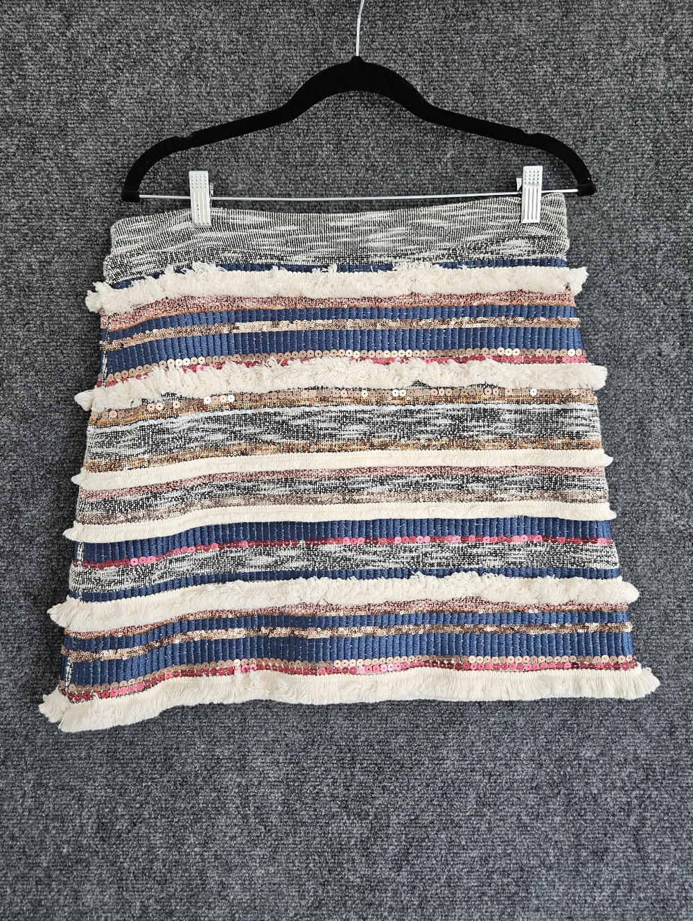 Anthropologie Moulinette Soeurs Erine Fringe Skirt